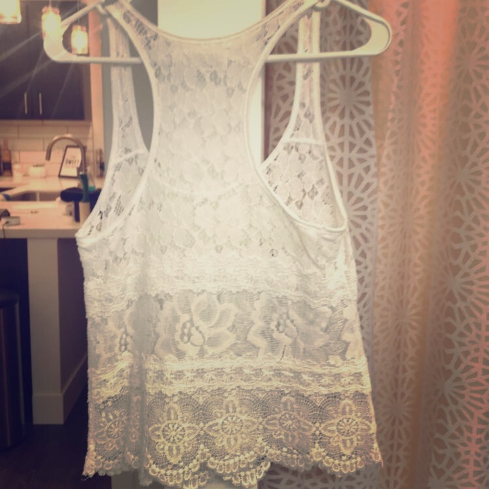Abercrombie & Fitch Lace racerback Top - Picture 2 of 3